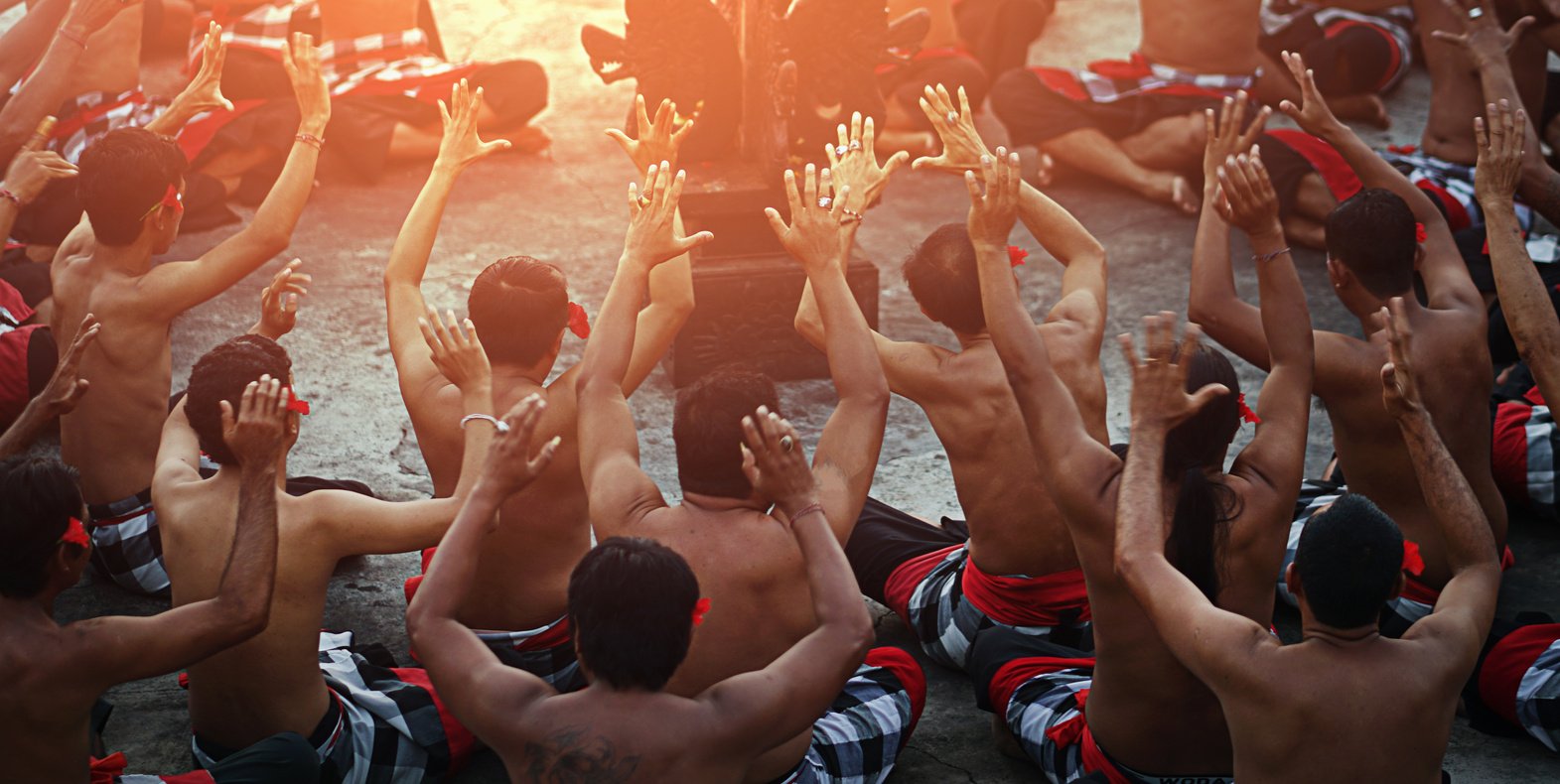 Traditional Balinese Kecak Dance at Uluwatu Temple